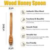 Tomuvpzn Olive Wood Honey Spoon