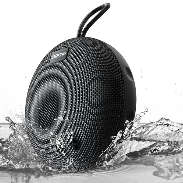 Bluetooth Speaker, Shower Speaker IPX8 Waterproof, Bluetooth 5.3 Portable Speaker Bluetooth Wireless with Loud HD Sound and Robust Bass,24H fo Riding Time, Kayaking, Climbing, Beaches Outdoor Speakers