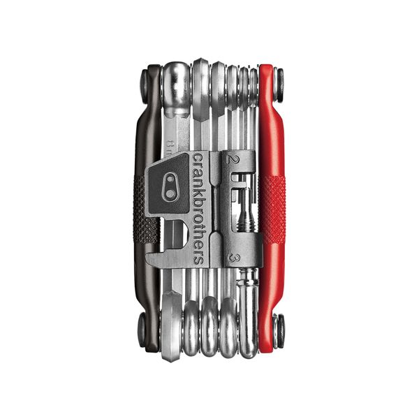 Crankbrothers Multi-Purpose Tool, Steel Bike Tool, Torx, Hex and Chain Tool, Compatible with M19, M17, M10, M5, black