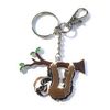 FizzyButton Gifts Hanging Sloth Keyring Key Ring with Enamel Charm and Lobster Clasp