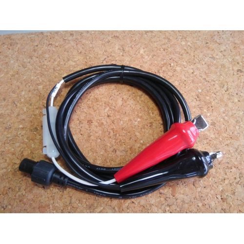 HONDEX 魚探 Power Supply Cord for ELP-DC06 & Alligator Clip Set