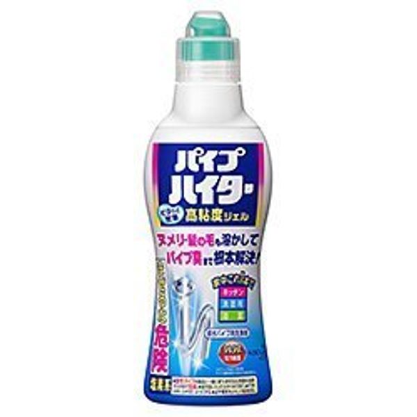 [Case] Kao Pipe Haiter High Viscosity Gel (17.6 oz (500 g) x 12 Pieces, Chlorine Based Drain Pipe Cleaning Agent (4901301369406)