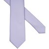 ZENXUS Solid Skinny Ties for Men, 2.5 inch Slim Lilac Lavender Necktie