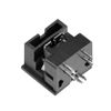 sourcing map S-video PCB Mount 4 Pin Din Socket Audio Video Connector Black