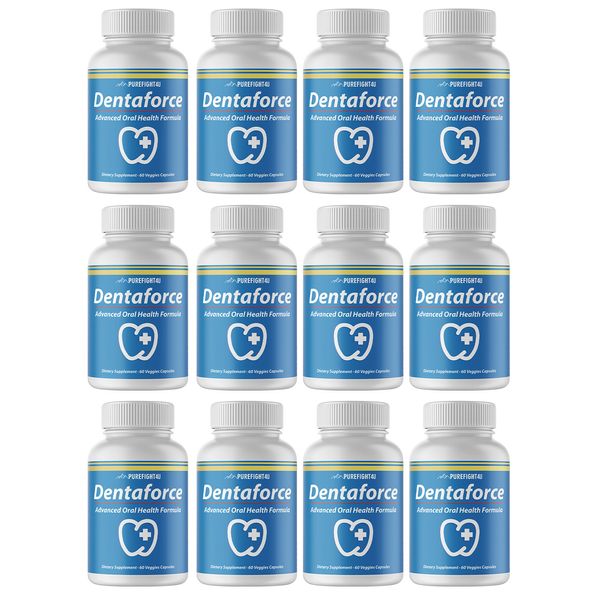 DentaForce Teeth & Gum Supplement - 12 Bottles 720 Capsules