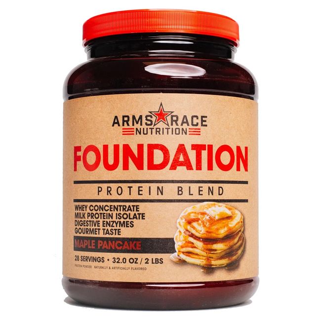 Arms Race Nutrition Foundation Protein Blend - 32 oz. (2 lbs) (Maple Pancake)