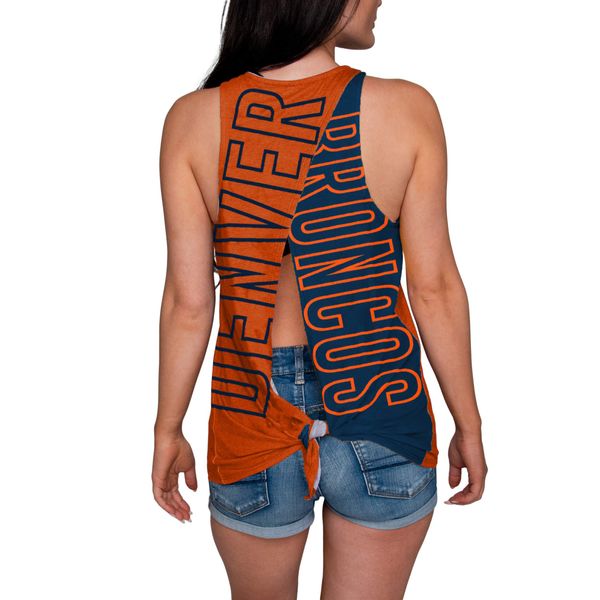 Denver Broncos NFL Women Tie-Breaker Sleeveless Top - L