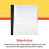 School Smart Skip-A-Line Ruled Composition Book, Grade 1, Green, 48 Pages
