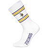 Minnesota Vikings 3pk Crew Socks - WHT/PUR/BLK - 39/42