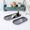 brocant iron oval tray s