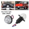 Aramox Mini Tail Lamp Replacement 2PCS Set 72mm Rear Brake Stop Light DC12V (Transparent)