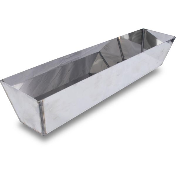 MARSHALLTOWN Heli-Arc Mud Pans, 14 Inch, Heavy Gauge Stainless Steel, Heli-Arc Welded Corners, Sheared Sides to Clean Knives, Hold Joint Compound, Drywall and Plaster, 6396