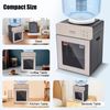 5 Gallon Hot & Cold Water Cooler Dispenser Top Loading W/  Storage Cabinet Small