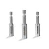 Geinxurn 2Inches Stainless Screwdriver Bit Holders, 3PACK Extension Socket Drill Bit Magnetic Holder Hex Shank Quick-Change Drill Bit Guide