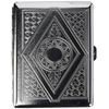 Victorian Era Crush Proof Chrome Cigarette Case (Hold King Size and 100mm)