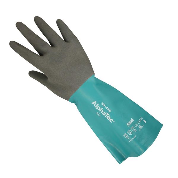 AS Chemical Protective Gloves 58-435 S 1 Pair 4-824-01