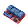uxcell DC 5V 4 Channel Relay Module High or Low Level Trigger Electronics Industrial Home Automation