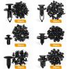 Versatile 200 PCS Auto Body Retainer Clips Kit - Six Sizes for Multiple Vehicles