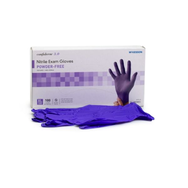 McKesson Confiderm 3.0 Exam Glove X-LARGE 14-6N38EC 1000 per Case