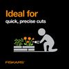 Fiskars Micro-Tip Pruning Snips Garden Clippers - Plant Cutting Scissors with Sharp Precision-Ground Non-Stick Blade - 2-Count