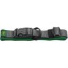 HUNTER Maldon Collar Colour: Green, Breathable Mesh, Robust Nylon, Silent and Allergy Friendly, Strain Relief, Integrated Address Label, Especially Light, Size: M