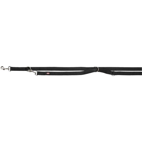 Trixie Premium Double Adjustable Dog Leash, X-Small, Black