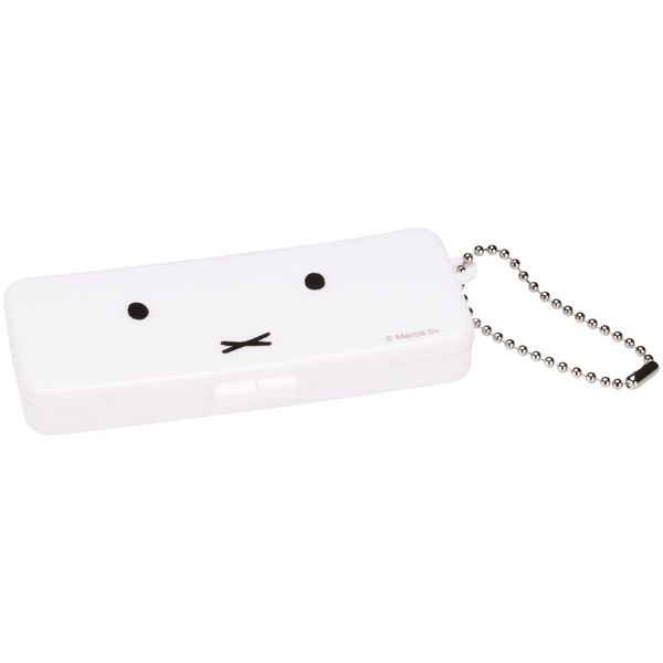 Skater ZBMLC1-A Bandage Case, Medicine Case, Cotton Swab, Accessories, Trinket Holder, Travel, Chain Included, Miffy