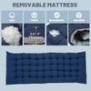 NAIZEA Folding Camping Cot Adjustable 4Position Reclining Lounge Courtyard Chair
