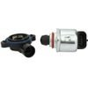 Silver 92mm Throttle Body TPS Throttle  + Sensor 4-Bolt for LSX LS LS1 LS2 LS7