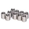 10 Pcs Thread Reducer, M8 to M10 Length 12MM Male Female Reducing Nut Thread Insert Nut Thread Reducing Nuts Insert Thread Repair Sleeve Pipe Fitting Conversion Sleeve Reducer
