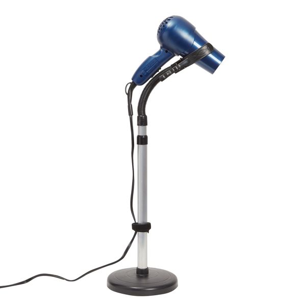 Adjustable Hair Dryer Holder Stand, Hands Free 360 Degree Rotation