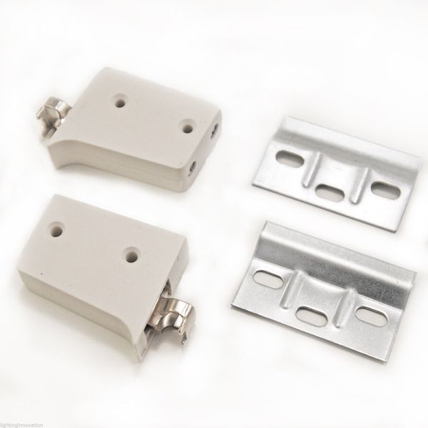 2 X Kitchen Cabinet Universal Wall Hanging Bracket and Wall Plate Pack of 2 to 40