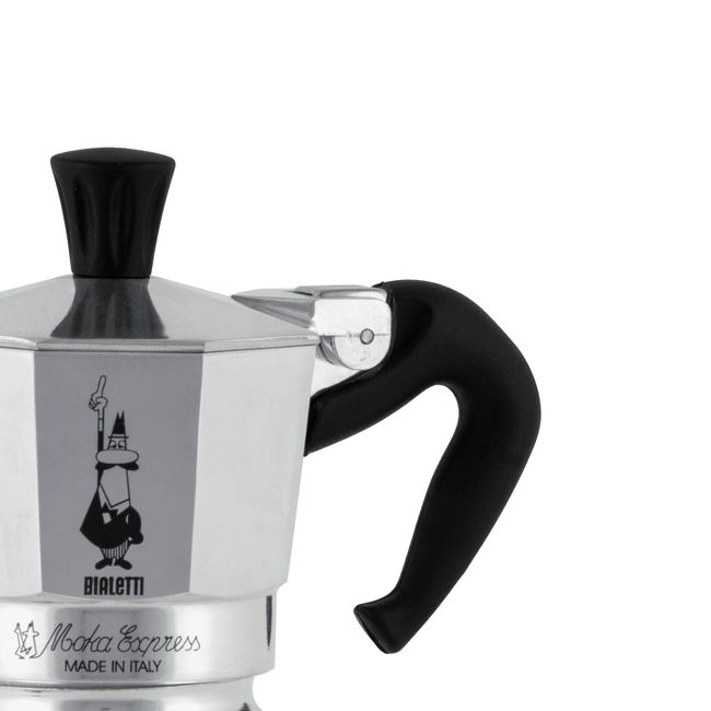 Bialetti Moka Express (3-Cup, Black)