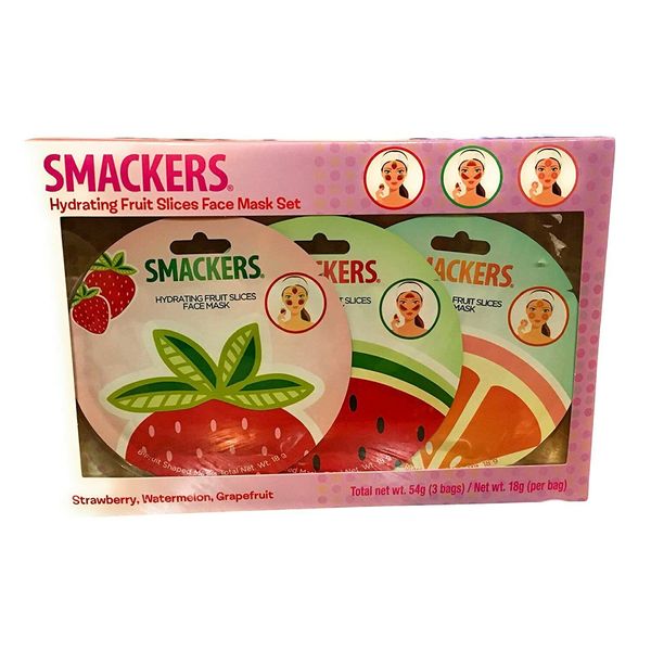 Lip Smackers Hydrating Fruit Slices Face Mask Set of 3 Ships Free!!