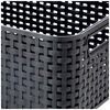 Curver Storage Box, Black, 28.5 x 19.4 x 13 cm