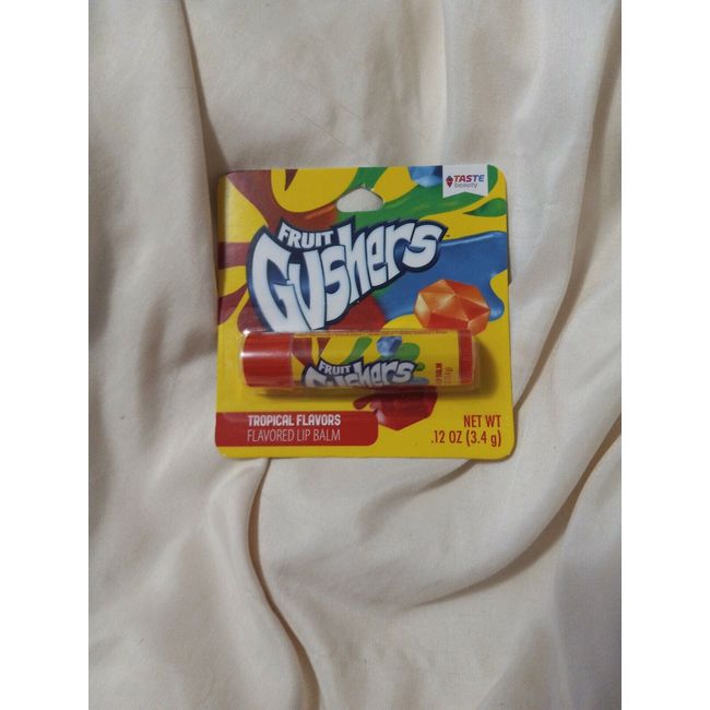 Fruit GUSHERS Flavored Lip Balm ~ Tropical Flavors ~ Sealed Chapstick Candy