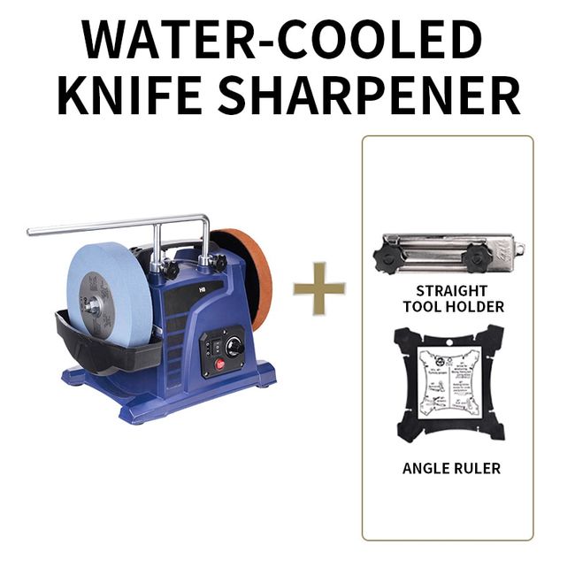 110V Water-Cooled Grinder Electric Knife Sharpener Low Speed Grinding  Machine