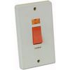 2G 50A COOKER SWITCH WHITE Electrical Switches & Socket Outlets
