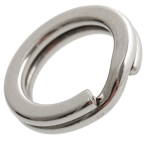 BKK Split Ring 51 Snap Rings Stainless Steel, silver