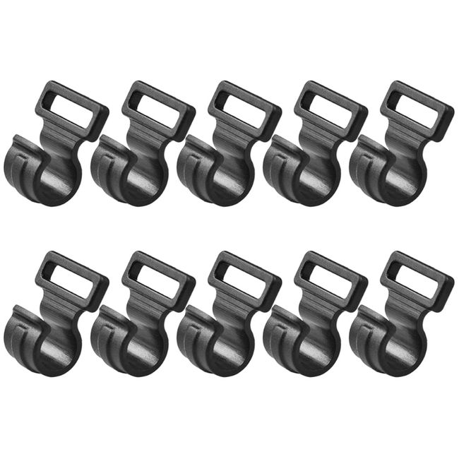 10pcs Plastic Hook c clamp Clip Tent Accessories high Strength Camping  Hooks Connection Hooks Tent Clips Plastic Tent Hooks Camping Tent Pole  Hooks