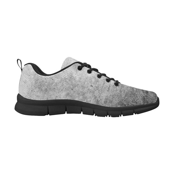 Womens Sneakers, Grey and Black Running Shoes - 6