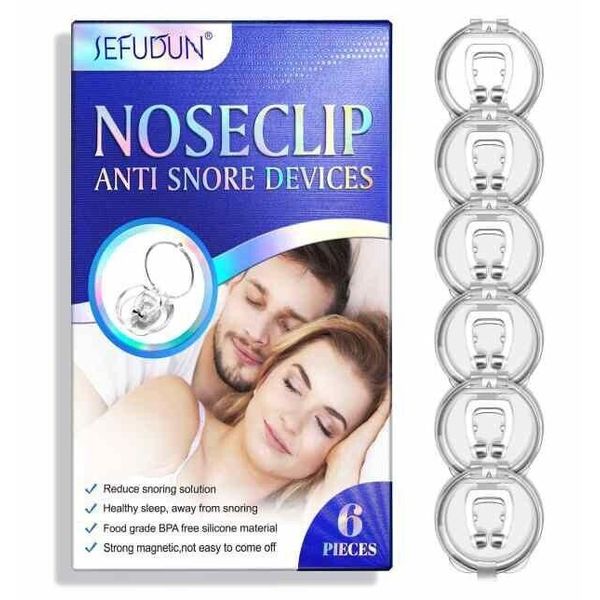 NEW!!!! Anti Snoring Devices, 6PCS Snore Stopper with Adjustable Magnet