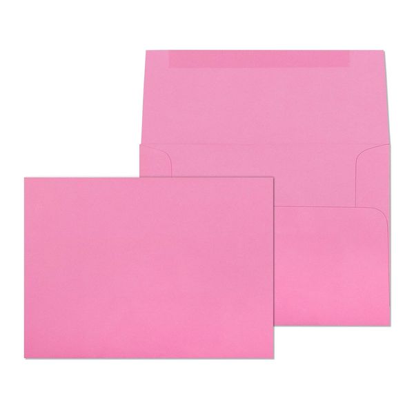 A7 Pink Envelopes - Can be Used for 5x7 cards invitations Photos Graduation B...