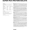 Bulk Pea Protein Isolate Powder, Vegan Protein Shake, Vanilla, 500g