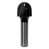 CARBITOOL CORE BOX ROUTER BIT 1/2" 1/4" SHANK