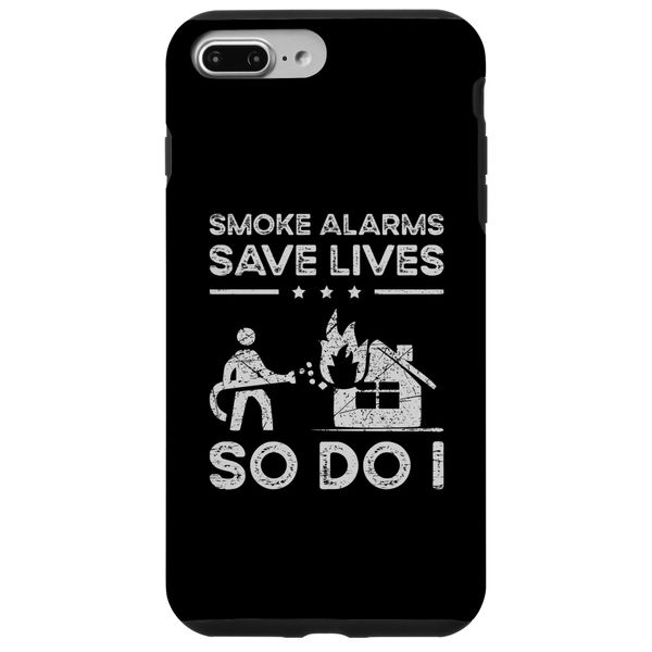 iPhone 7 Plus/8 Plus Smoke alarms save lives Firefighter Fireman Case