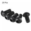 uxcell Hex Socket Socket Button Head Cap Bolt Alloy Steel M6x12 mm Pack of 25