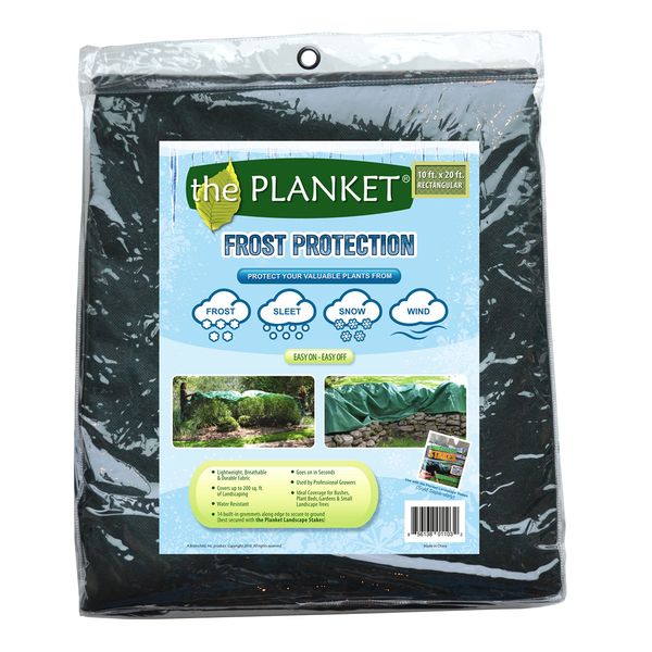 the Planket Frost Protection Plant Cover, 10 ft x 20 ft Rectangular