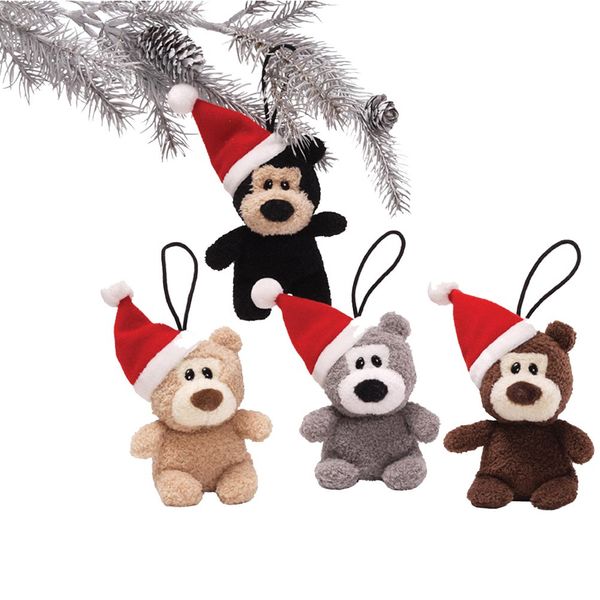 Enesco 4029233 Christmas bear pendant made from polyester, size: 6 cm.