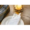 POSATE Plastic Spoons, White, Heavy weight, 100 Count